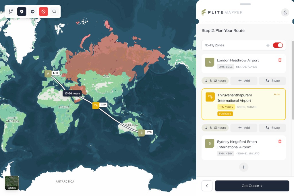 Flight Route Planner lead magnet preview